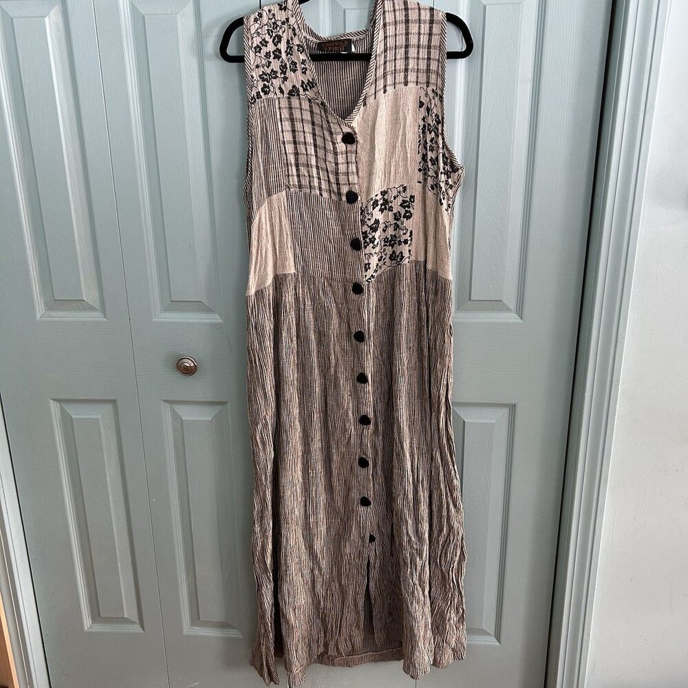 ✨ Vintage patchwork maxi dress✨
